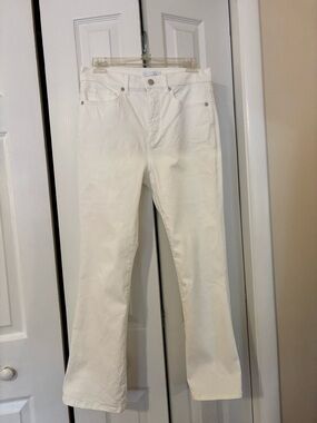 Women’s White Loft Straight-Leg Jeans